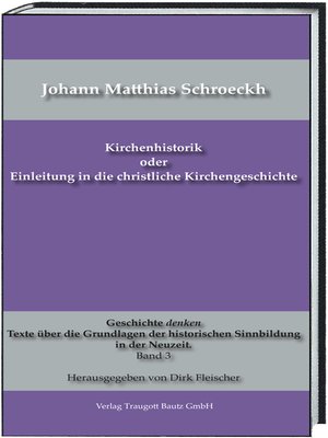 cover image of Kirchenhistorik oder Einleitung in die christliche Kirchengeschichte